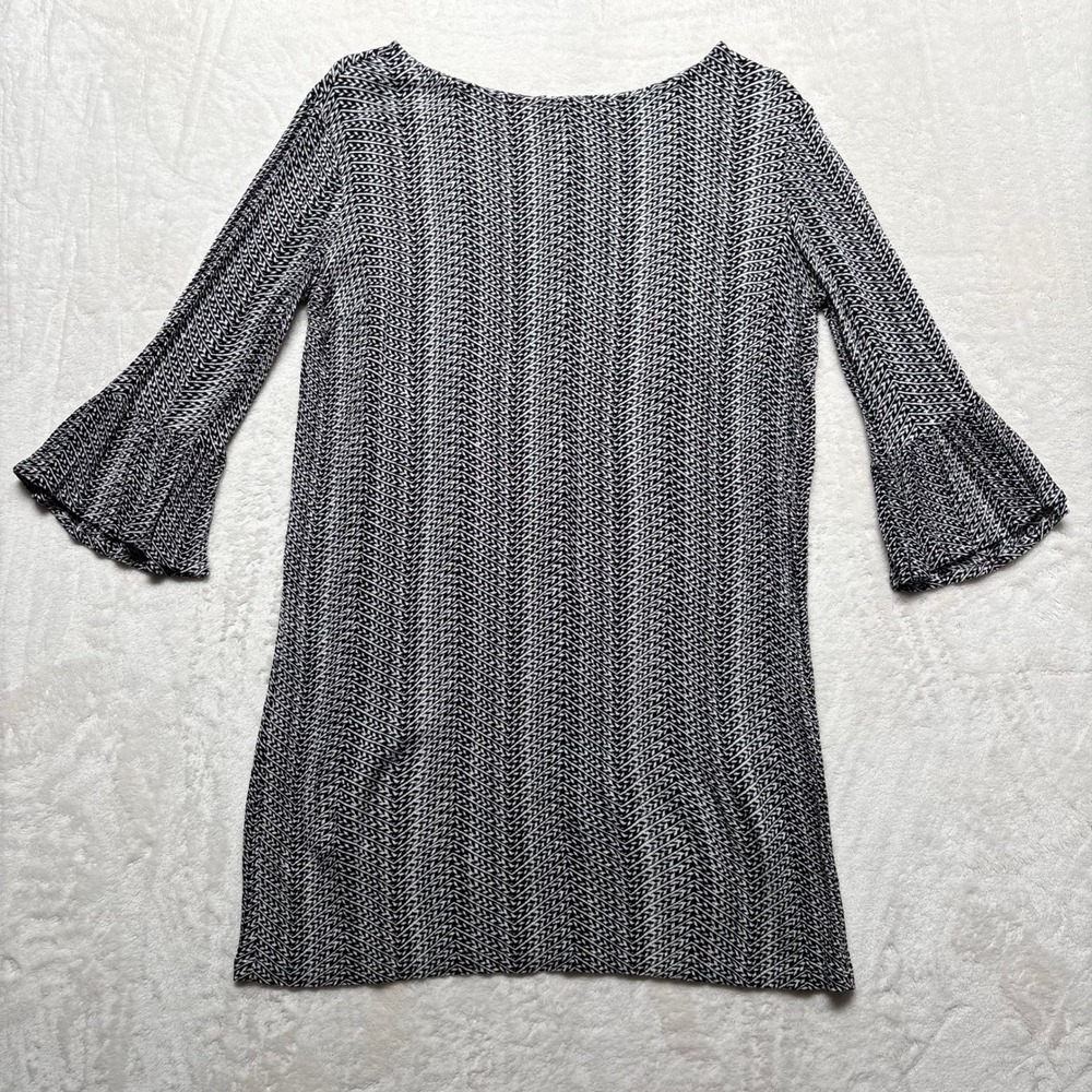 Manaola Womens Long Sleeve Mini Dress Size Small Nīʻau Hawaii Ruffled Cuff